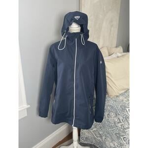 McKinley Exodus 5000 Navy Blue Full Zip Women’s Hooded Jacket Size 46